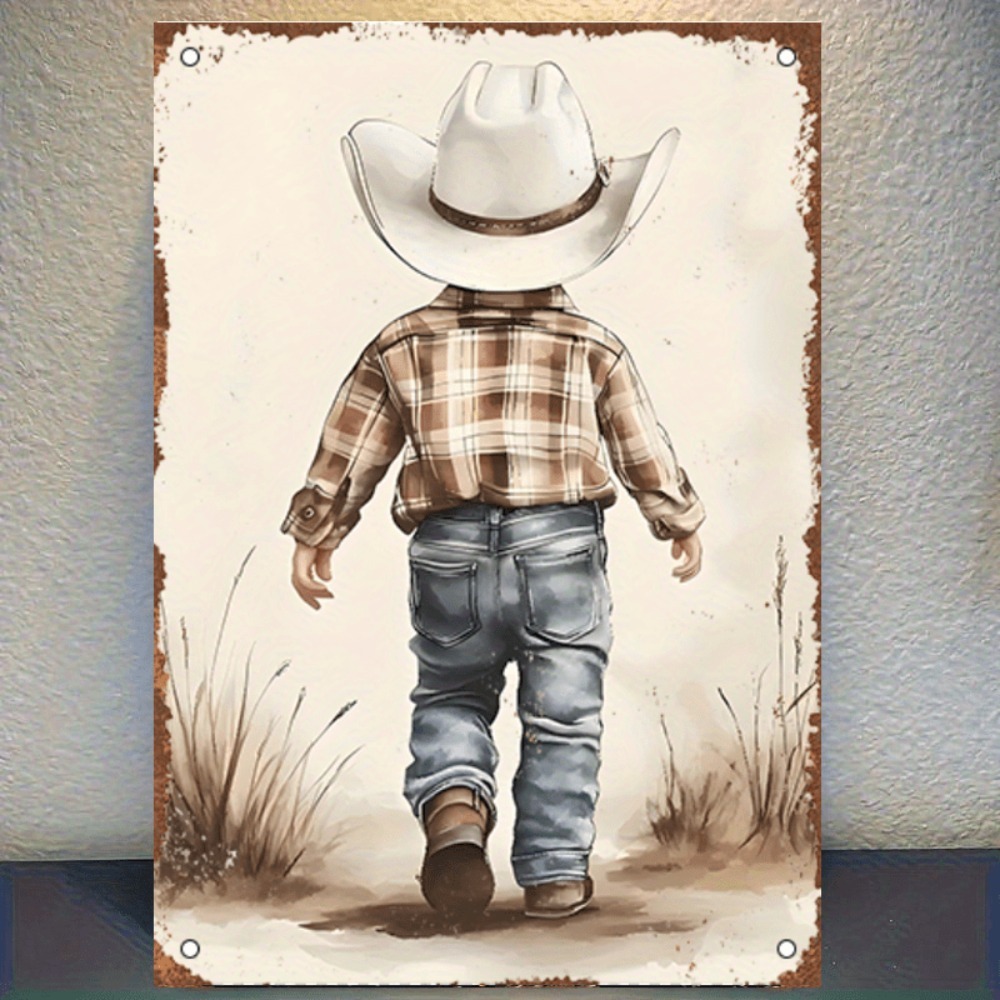 لافتة معدنية قابلة للتخصيص بتص - مراجعة Baby Nursery Vintage وسعره